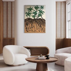 Coconuts palms in the Arabian Peninsula