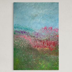 Whimsical Blossoms Under Azure Skies