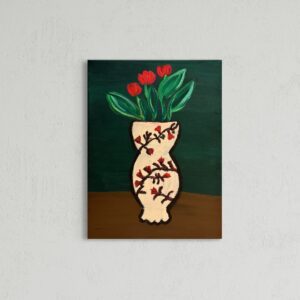 World Fire on Wooden Table